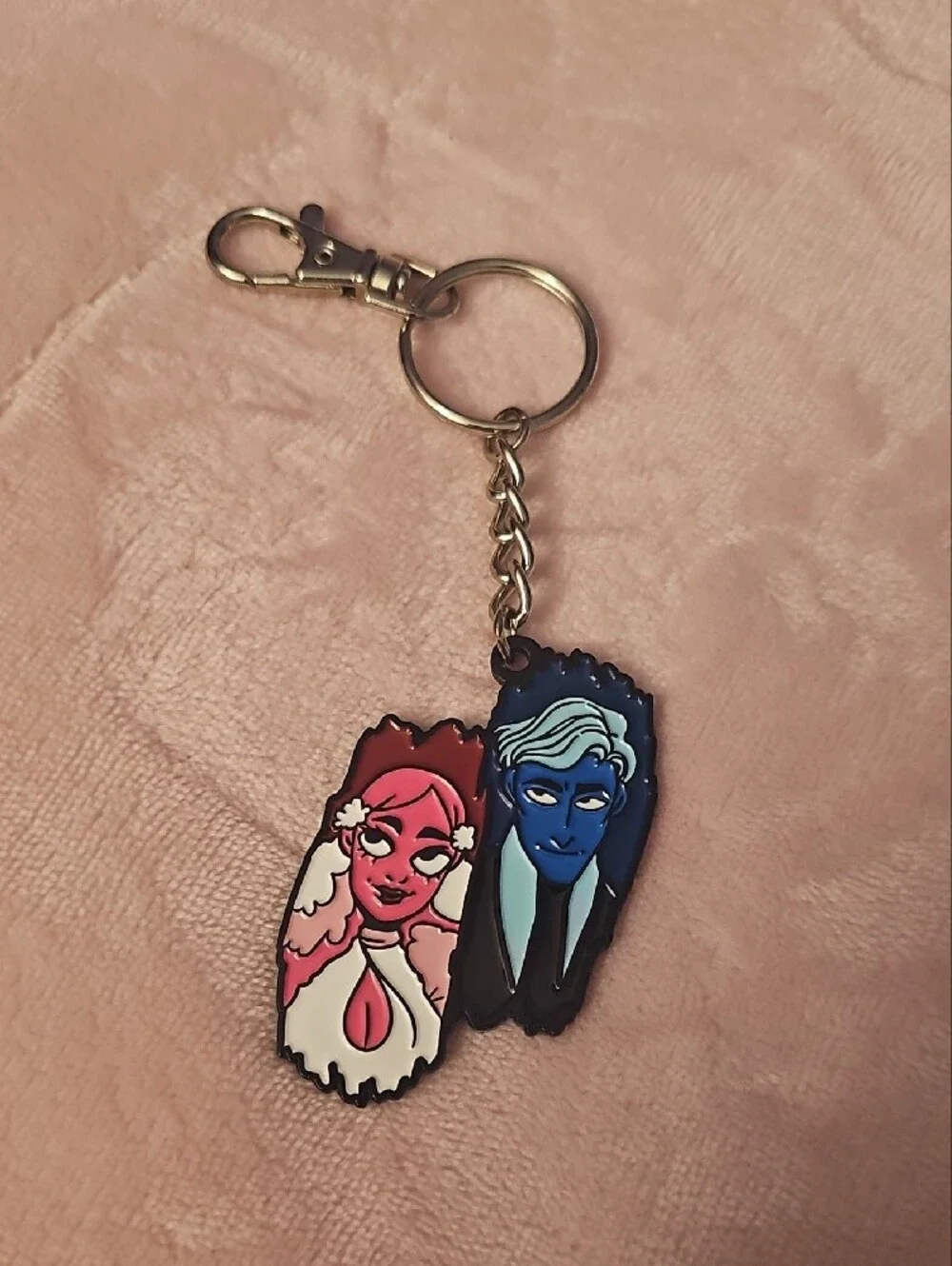 Lore Olympus Enamel Keychain Charm